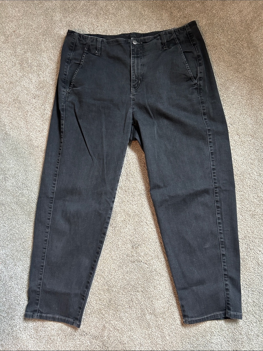 Eileen Fisher Organic Cotton Barrel Light Jeans